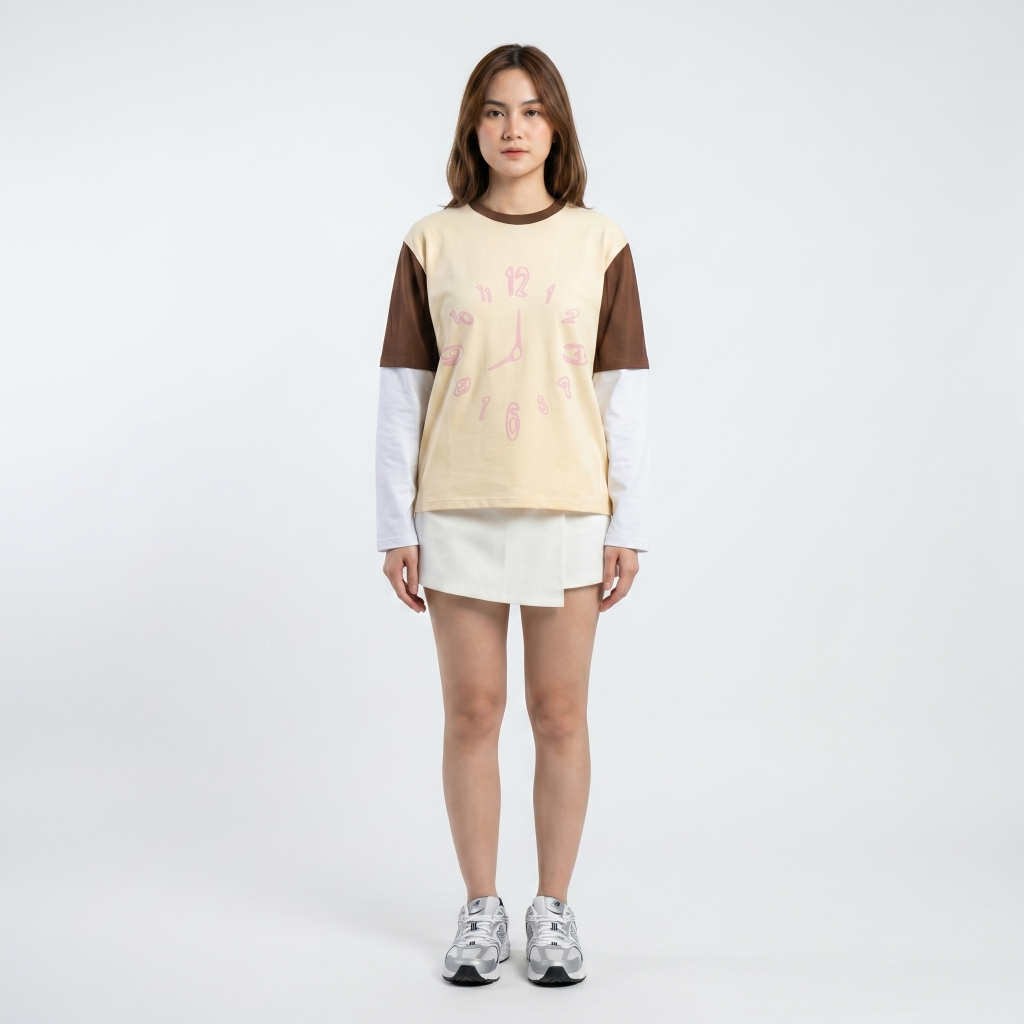 Gurls Club Double Layer Long Sleeve - Time