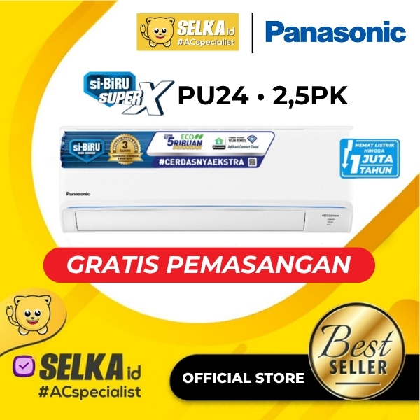 AC PANASONIC PU24AKJ AC SPLIT 2,5 PK INVERTER