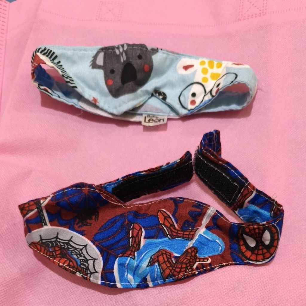 prelove preloved second penutup mata berjemur bayi