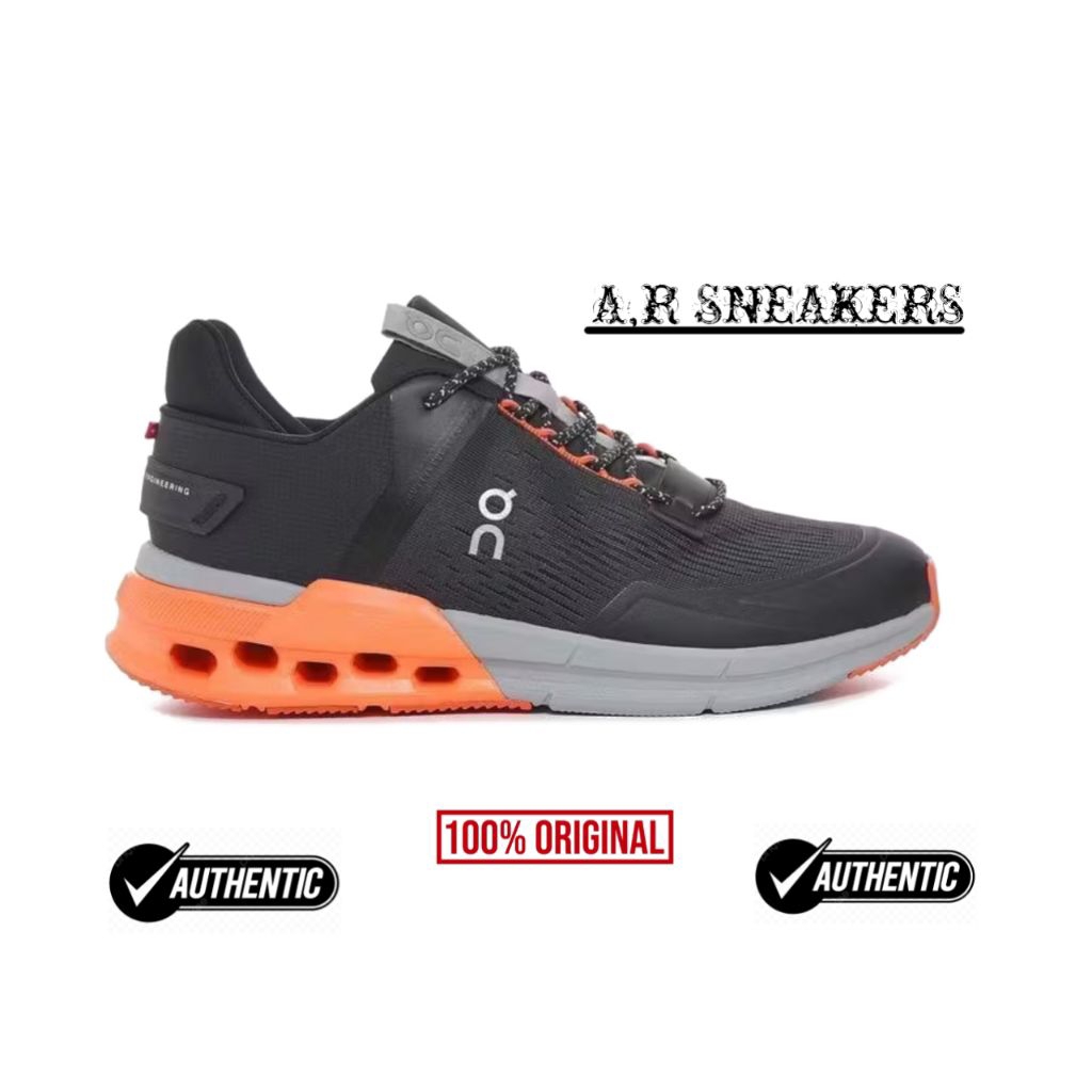 On Running Cloudnova Black Orange