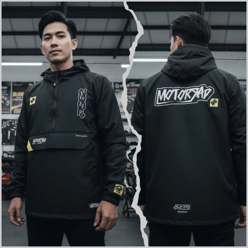 Ps62 Jaket Parasut Cougle LYNX || Bahan Parasut