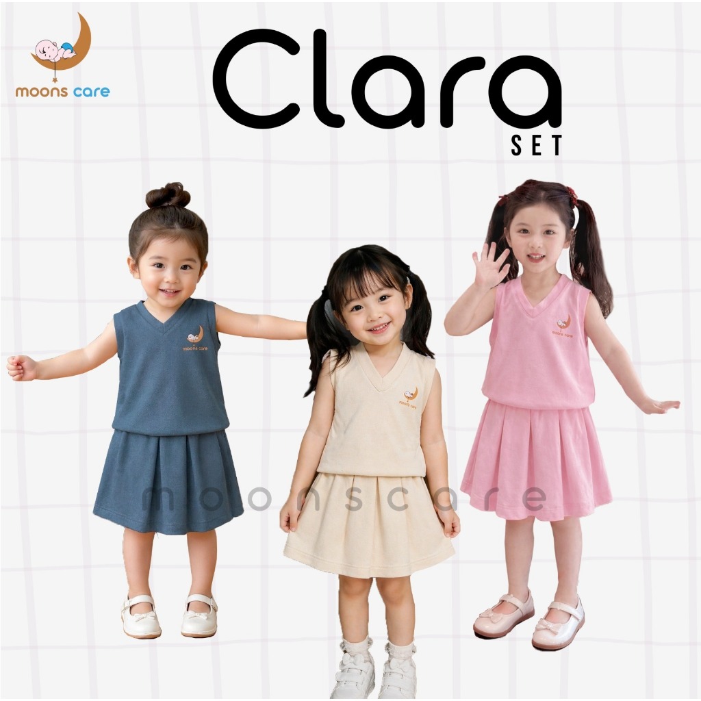 BAJU ANAK 1 - 4 TAHUN BAJU ANAK WANITA SET CEWEK LUCU SETELAN POLOS Baju Anak Perempuan | Outfit Cas