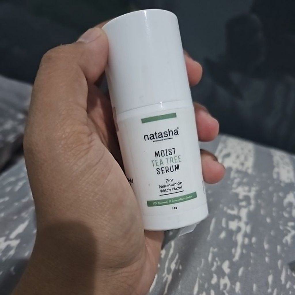 preloved natasha moist tea tree serum segel utuh
