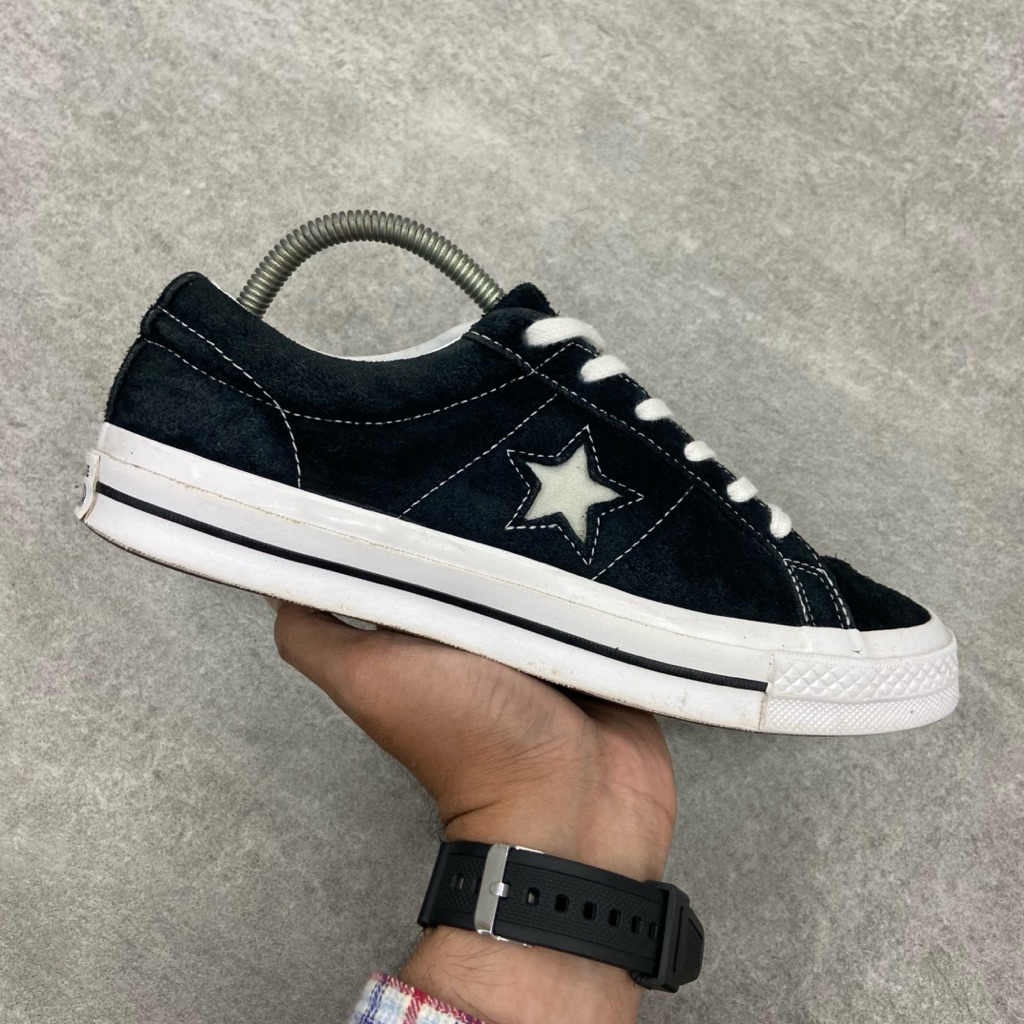 [Size 40] Converse One Star OX Suede Low Black White 2020 (158369C) Second Original Kondisi Mulus No