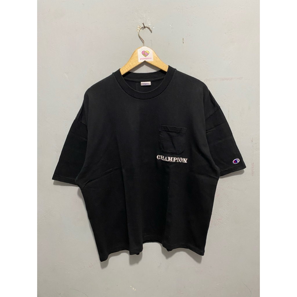 kaos champion crop oversize pocket