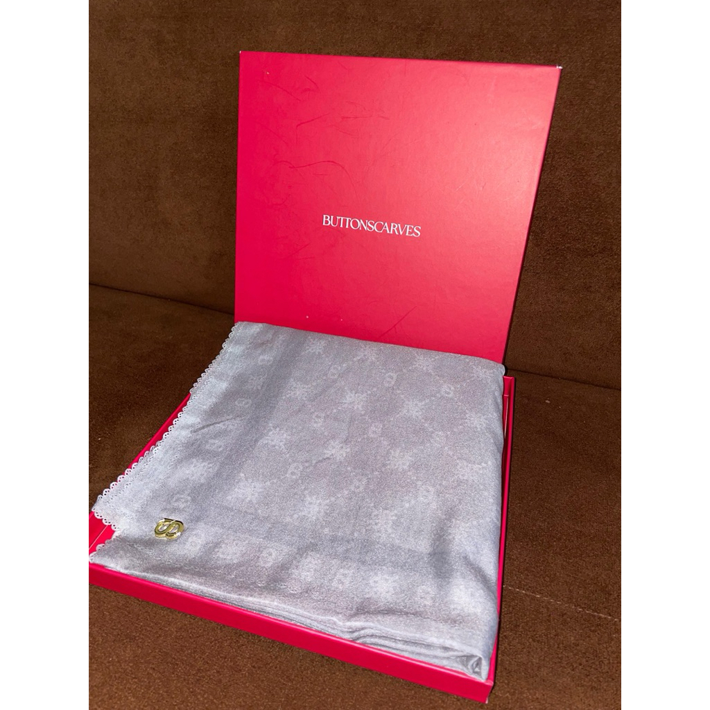 button scarves x ria miranda scarf