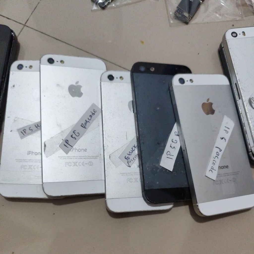 Iphone 5g/5s/5c Unit Mesin Passcode & Lock Icloud (Baca Deskripsi)