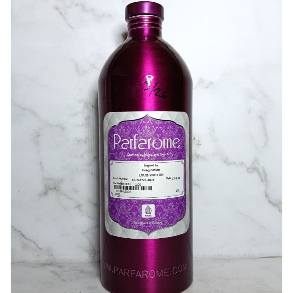 ( 1 KG ) IMAGINATION By Parfarome Delux searah Aroma LV 1MAGINATI0N Kemasan Segel 1KG bibit parfum m