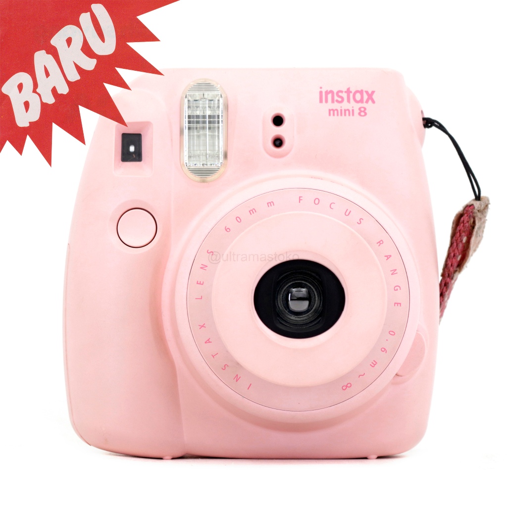 Kamera Film Instan - FUJiFILM instax mini 8 (Pink) - Foto Polaroid Langsung Jadi