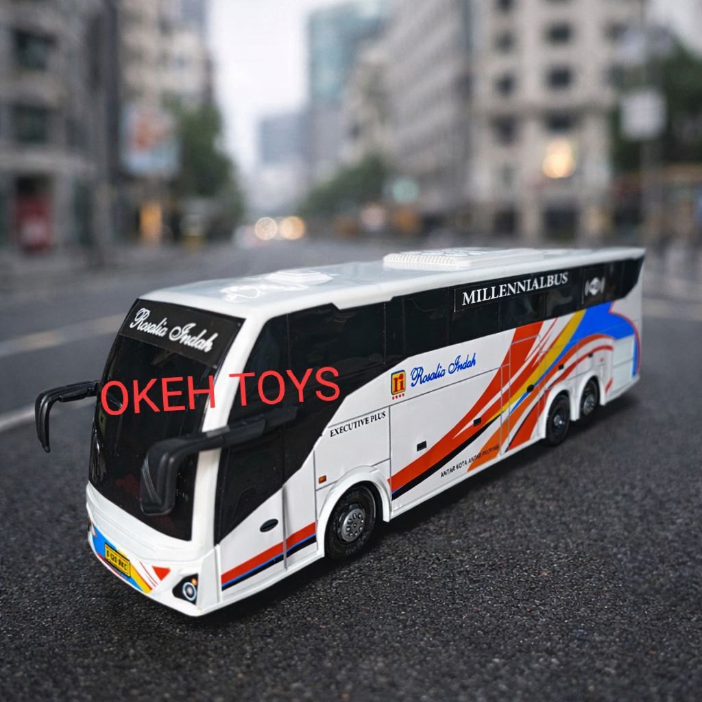 Mainan Anak Miniatur Bus Troton UHD RKC Terbaru Livery PO HARIANTO / ROSALIA INDAH / ARIMBI / SINAR 