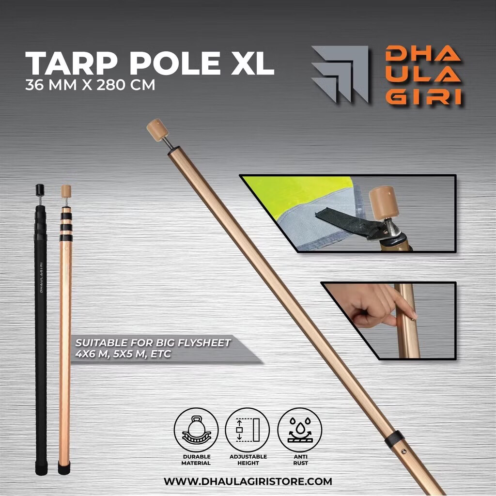 Tarp Pole XL Dhaulagiri-Tiang flysheet Dhaulagiri