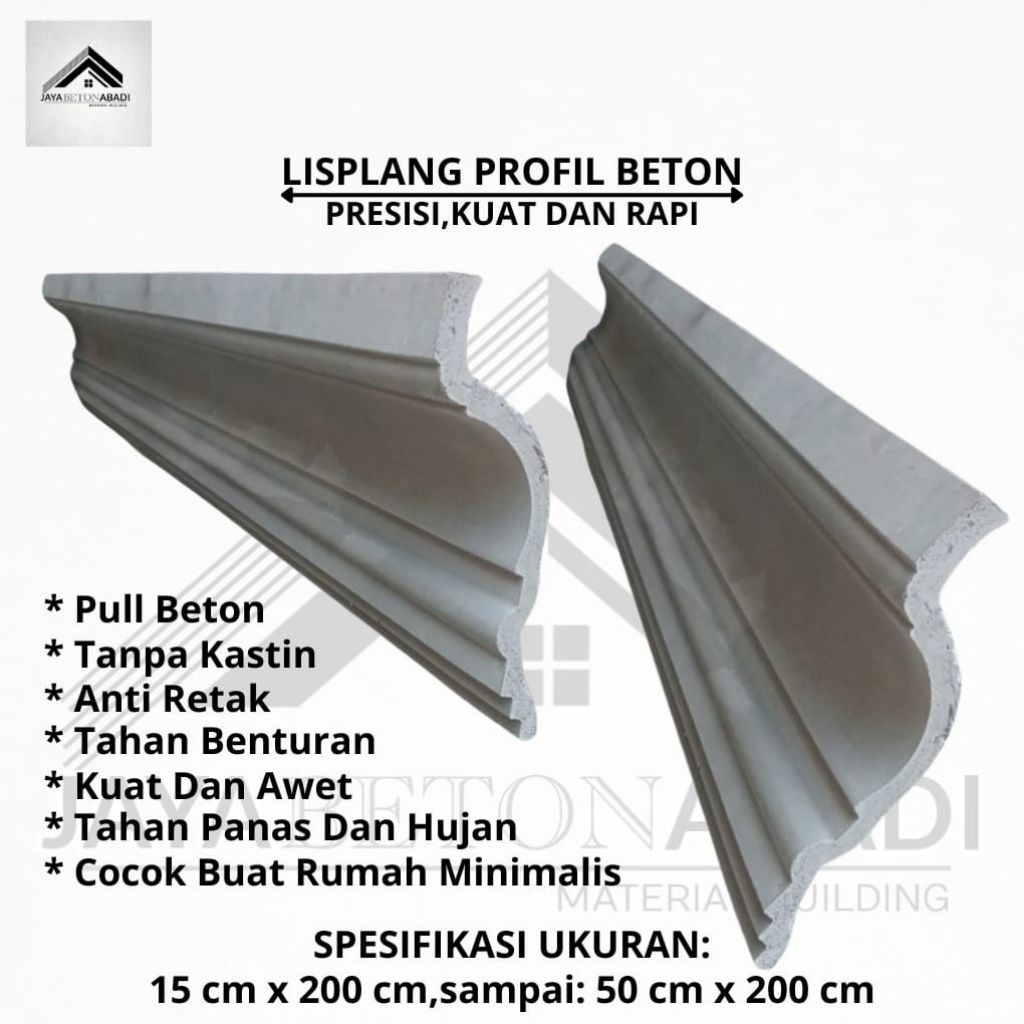 JAYA BETON ABADI,LIS PLANG PROFIL BETON,LIS BETON, LIS PROFIL, Profilan Pull  Beton