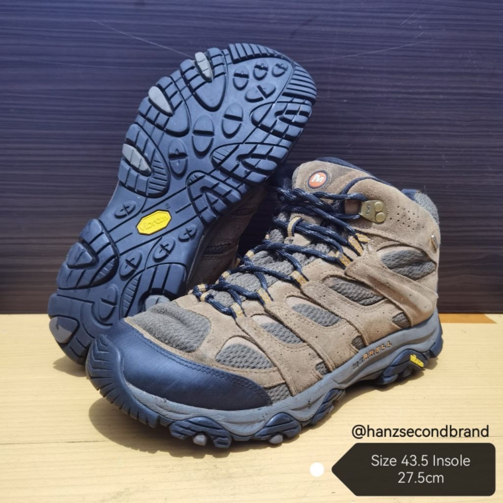 MERRELL MOAB 3 MID WATERPROOF VIBRAM 43.5