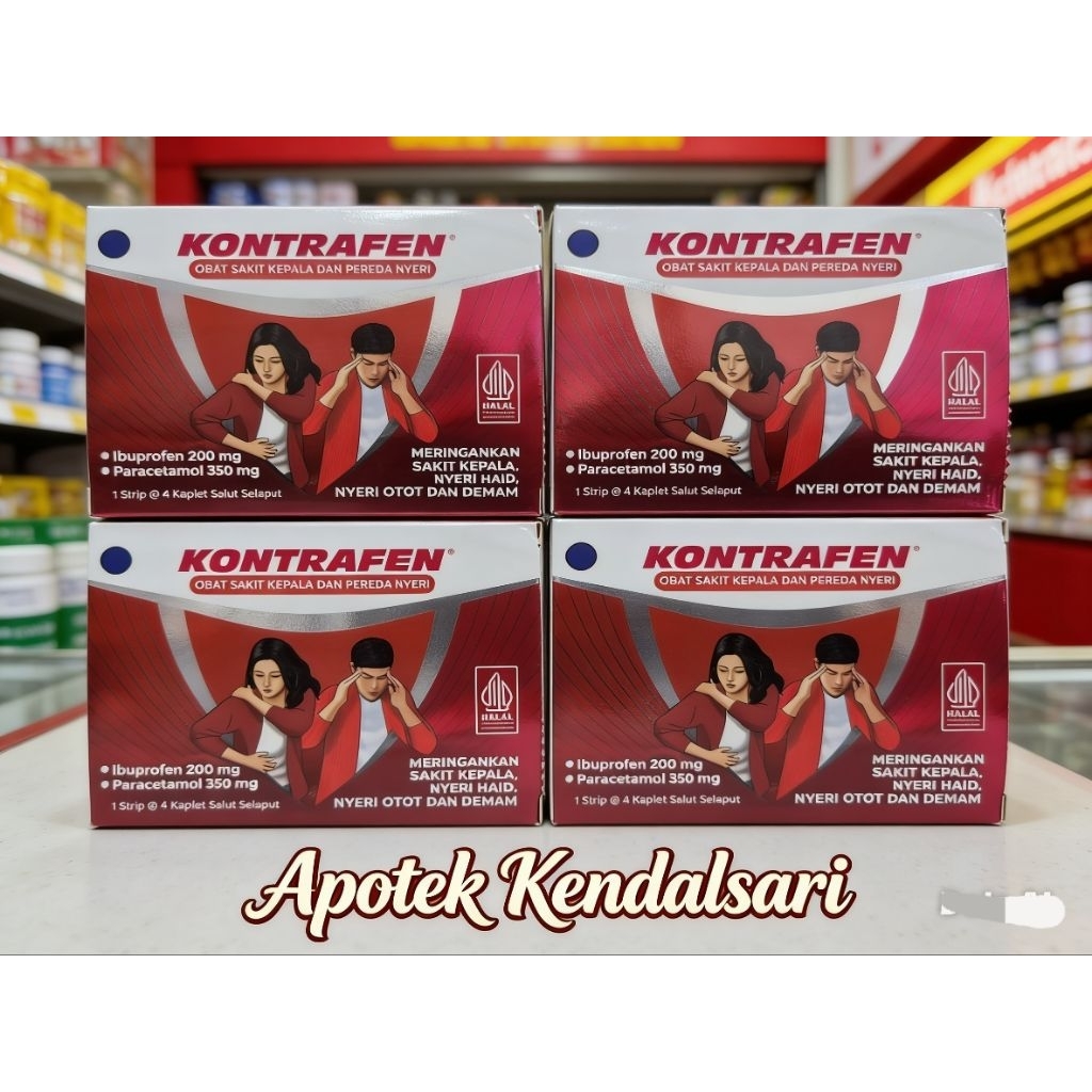 KONTRAFEN PARACETAMOL 350MG & IBUPROFEN 200MG