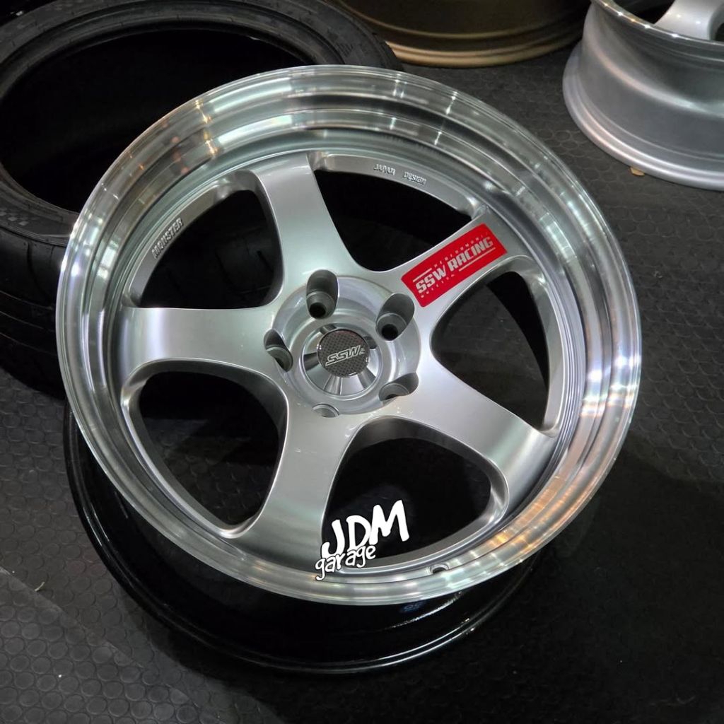velg racing MEISTER SSW ORIGINAL THAILAND r18 lebar 9,5 pcd 5x114,3 et 20 velg mobil ring 18 pnp mob