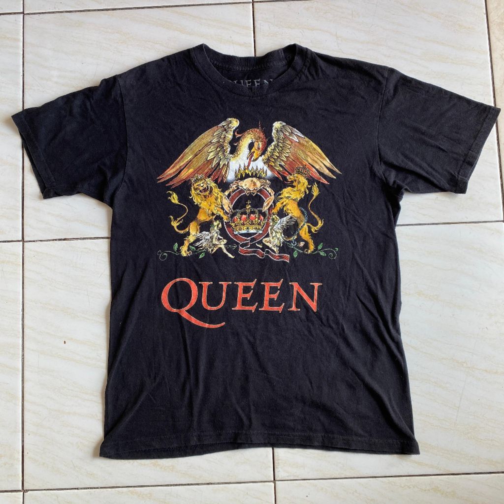Kaos band rock legendaris Freddie Mercury Queen original murah, Jual kaos Band Queen original murah