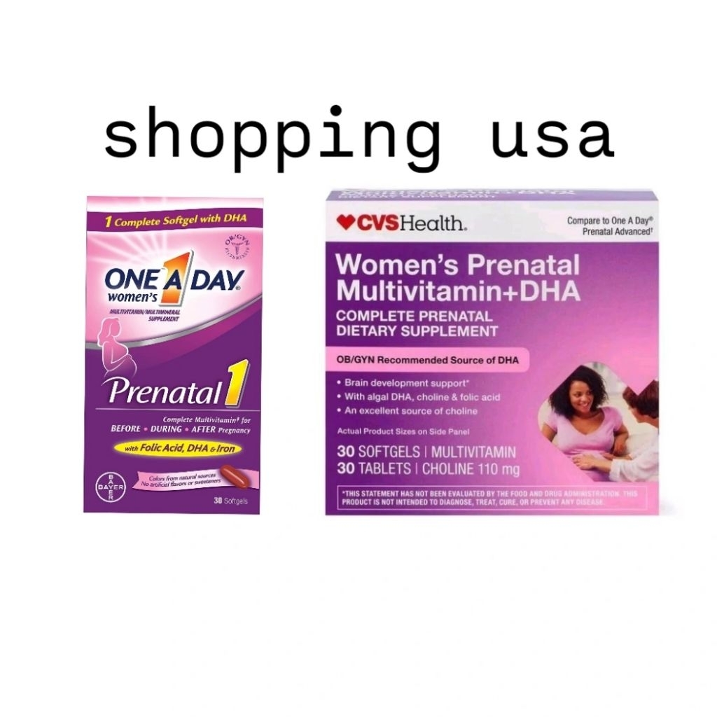 One A Day Women’s Prenatal Multivitamin including Vitamin A, C, D, B6, B12, Iron, Omega-3 DHA & more