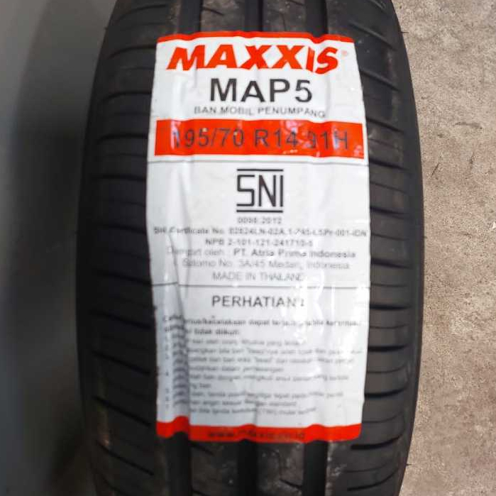 JUAL BAN MOBIL TUBELES IMPORT 195 70 R14 MAXXIS MA-P5 BAN MOBIL BERKUALITAS IMPORT