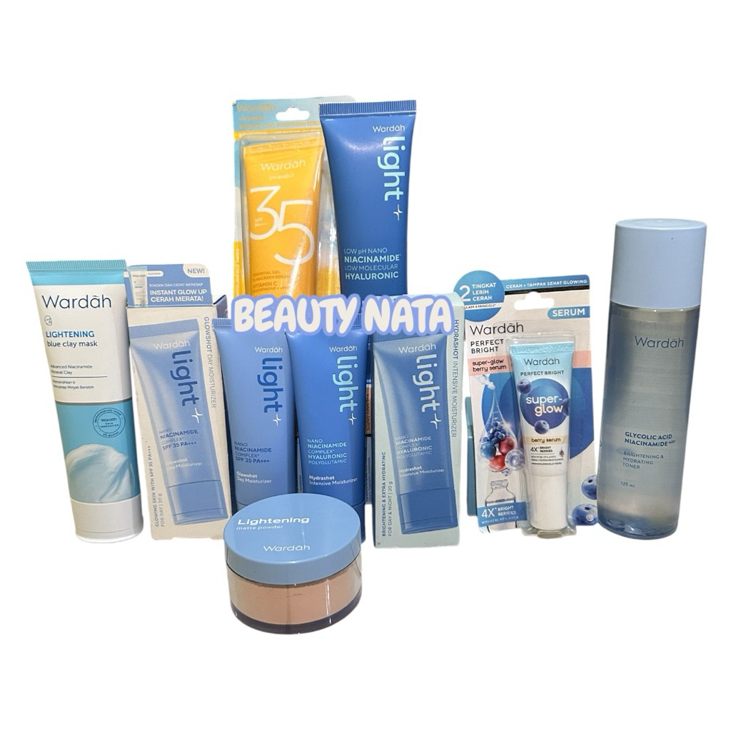 Paket Wardah Lightening Sunscreen SPF35 Original/BPOM/Terbaru/Terlaris