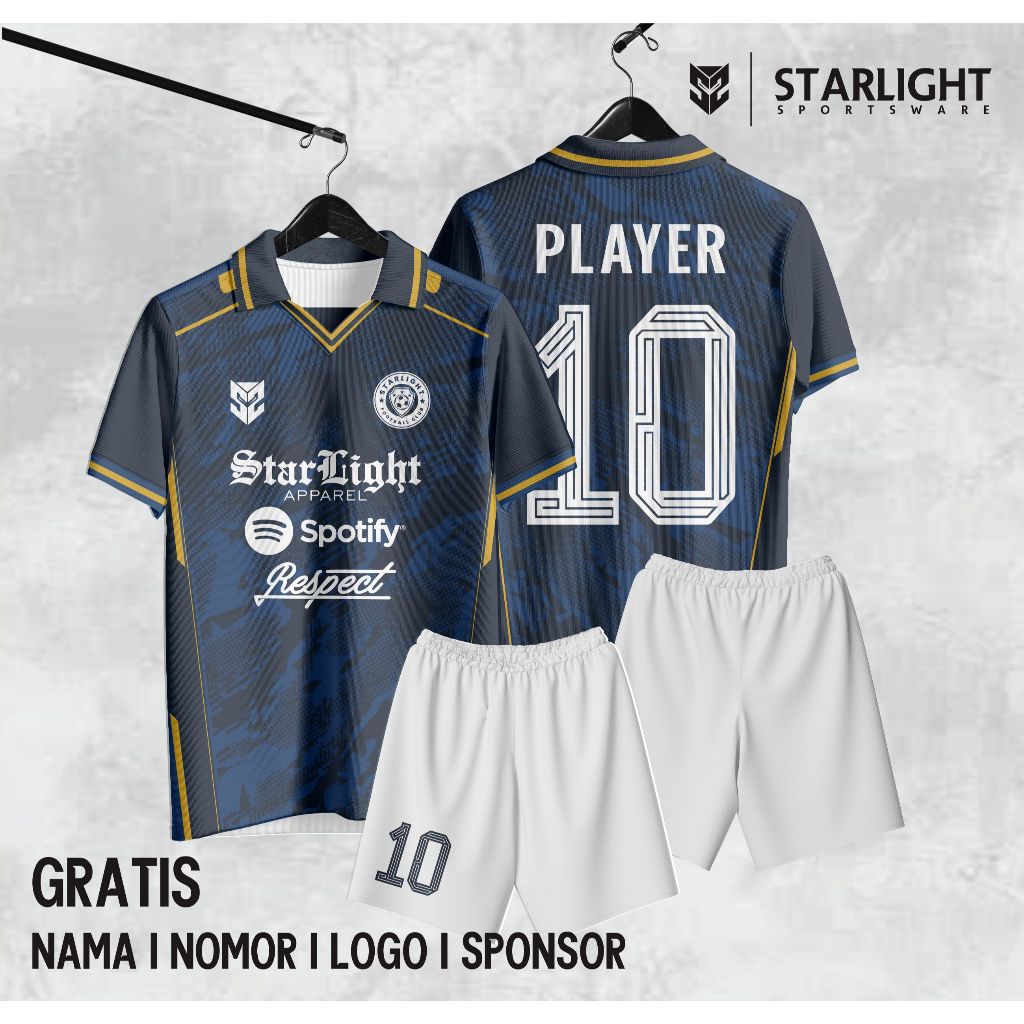 Jersey Futsal Printing Jersey Bola Custom Jersey Sepak Bola Full Print