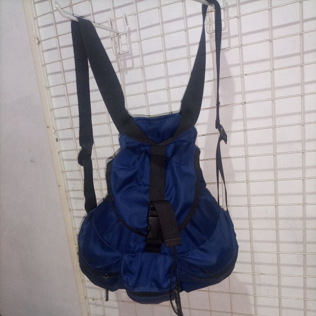 blue backpack- project shop blood bros