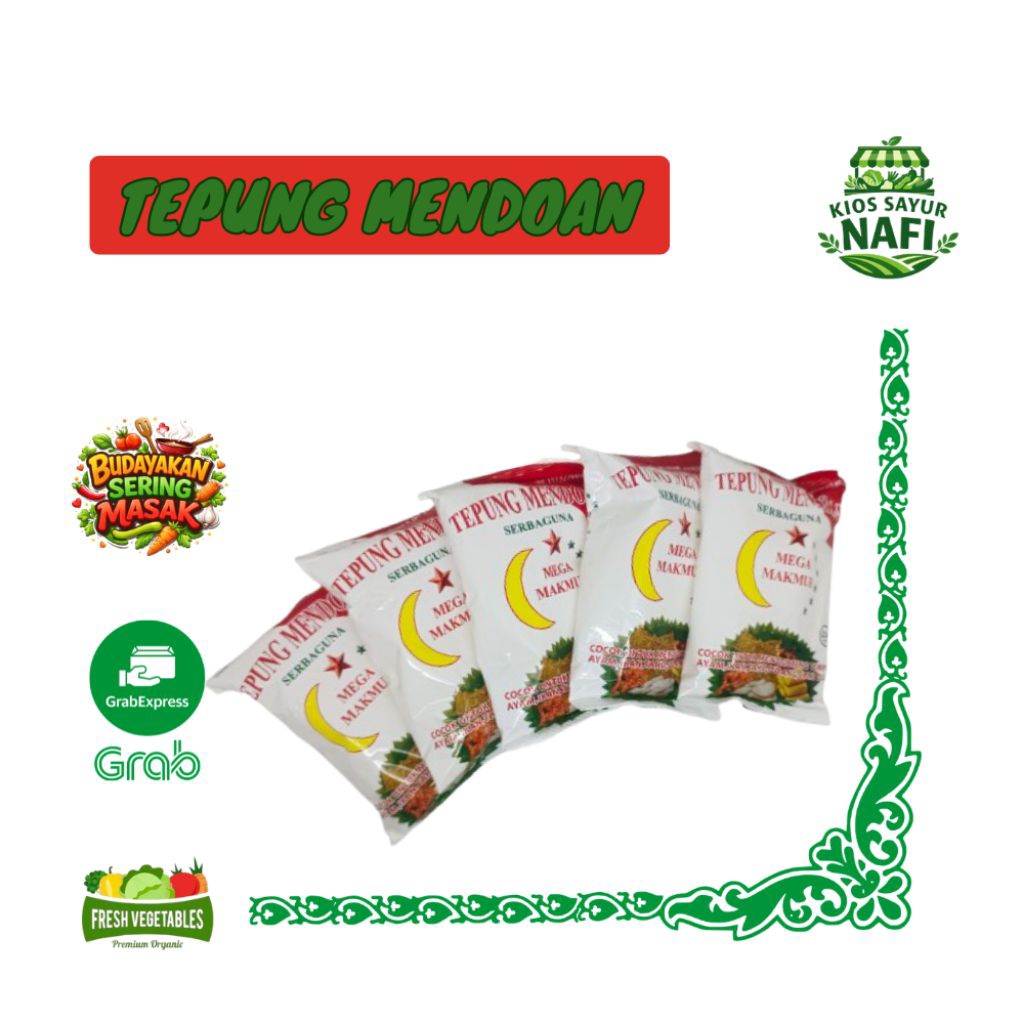 Tepung Mendoan Instan 45g x 5 Bungkus – Bumbu Praktis untuk Tempe Mendoan Renyah