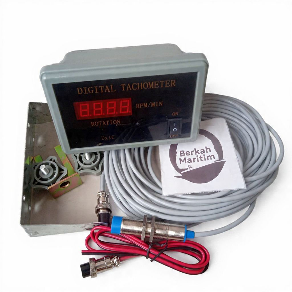Tachometer Digital Mesin Kapal DZ-OTB TACHOMETER Alat Ukur RPM mesin