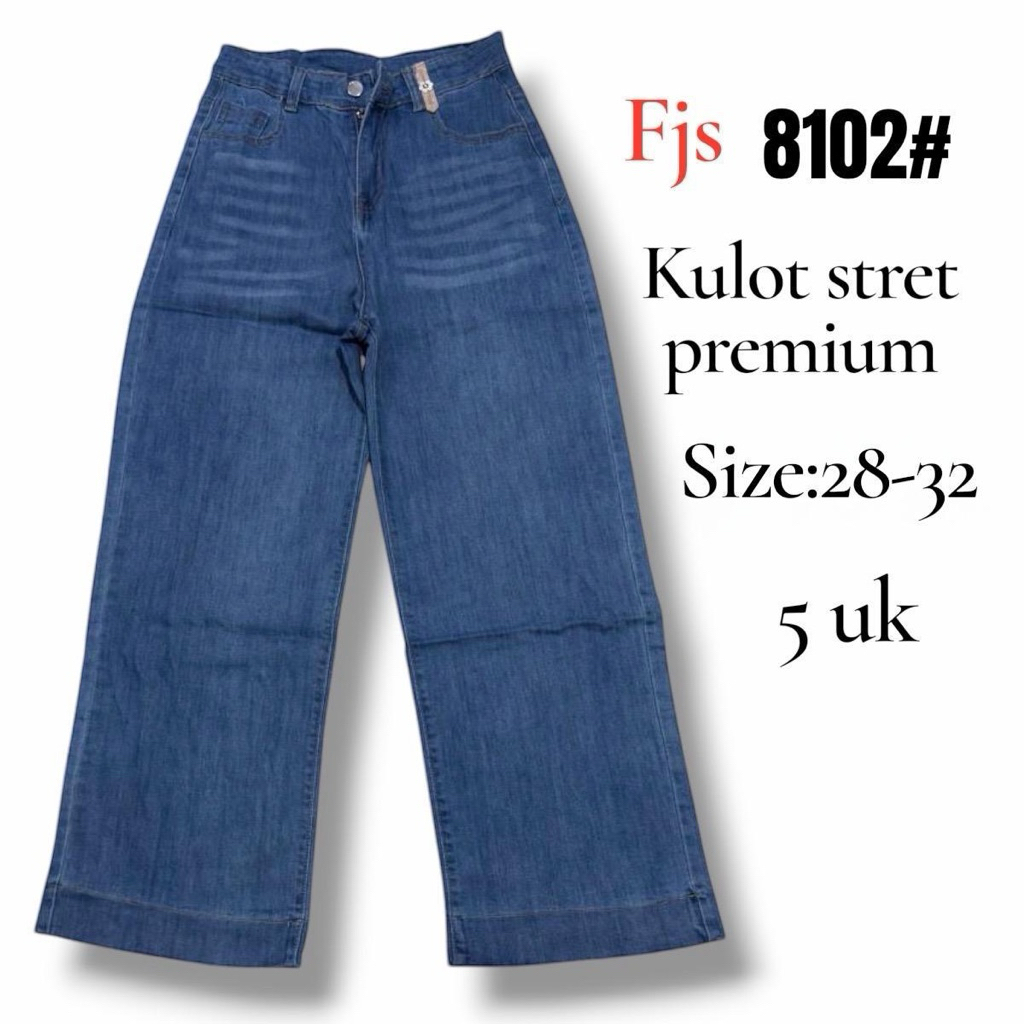 Kulot Skena Jeans Wanita Medium Whisker  Bahan Softjeans Melar Nyaman Dipakai Import Quality
