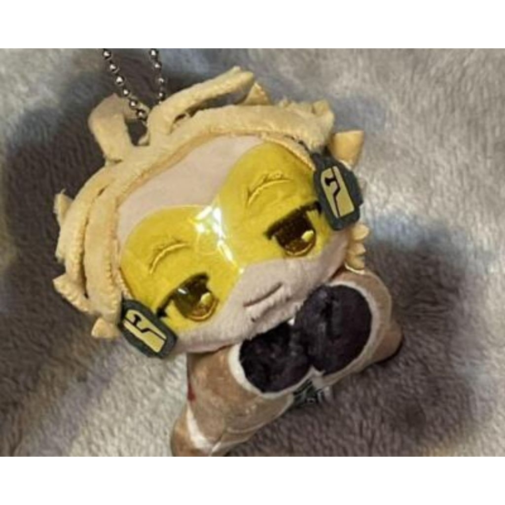 gantungan kunci plush karakter hawk mu hero academia original jepit