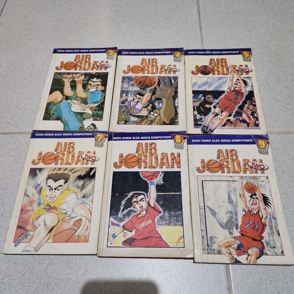 Komik bekas Air Jordan 2 eks kolpri cabutan