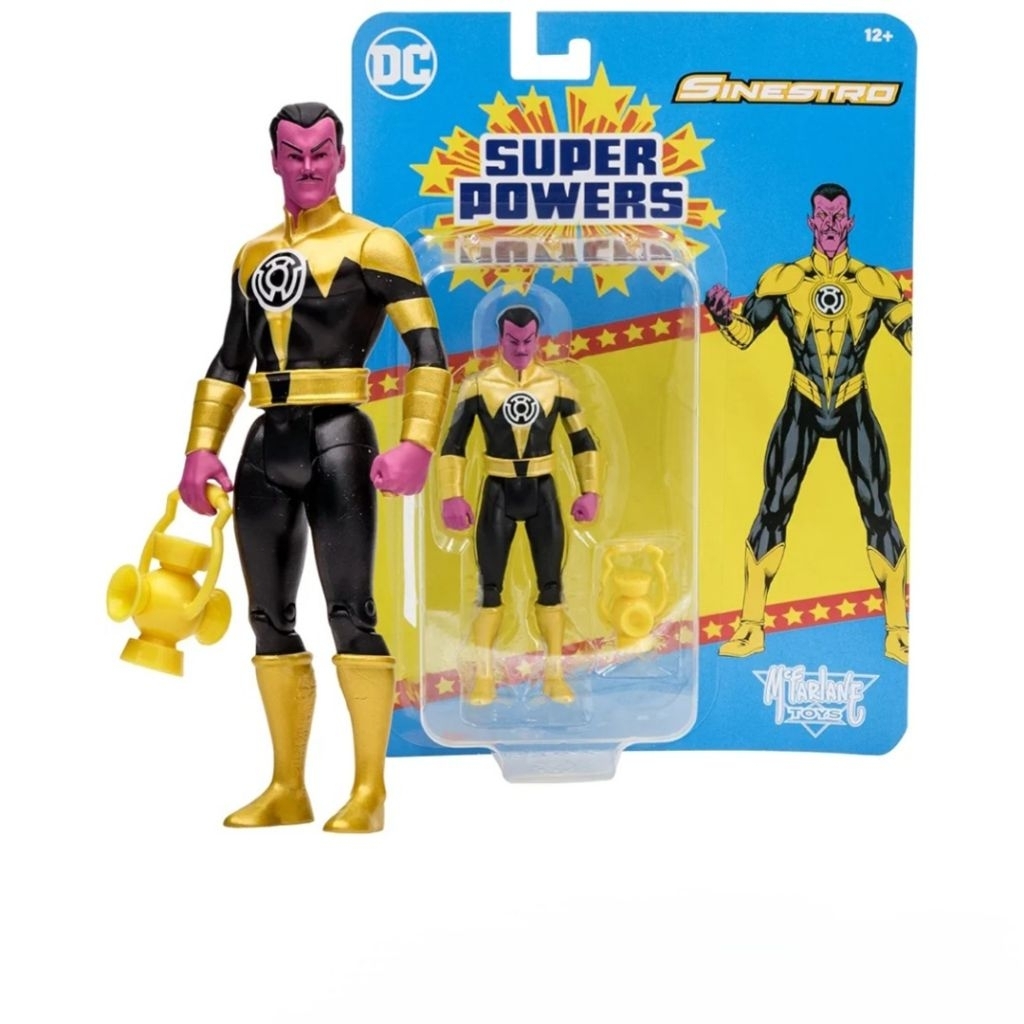 McFARLANE TOYS DC SUPER POWERS SINESTRO CORPS WAR ACTION FIGURE MAINAN KOLEKSI DC MCFARLANE TOYS FIG