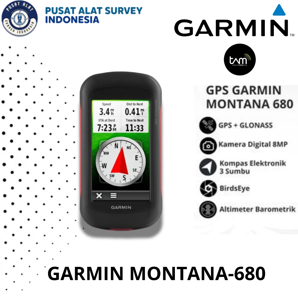 GPSS GARMIN GPSMAP MONTANA 680/Bekas/ GPSMAP
