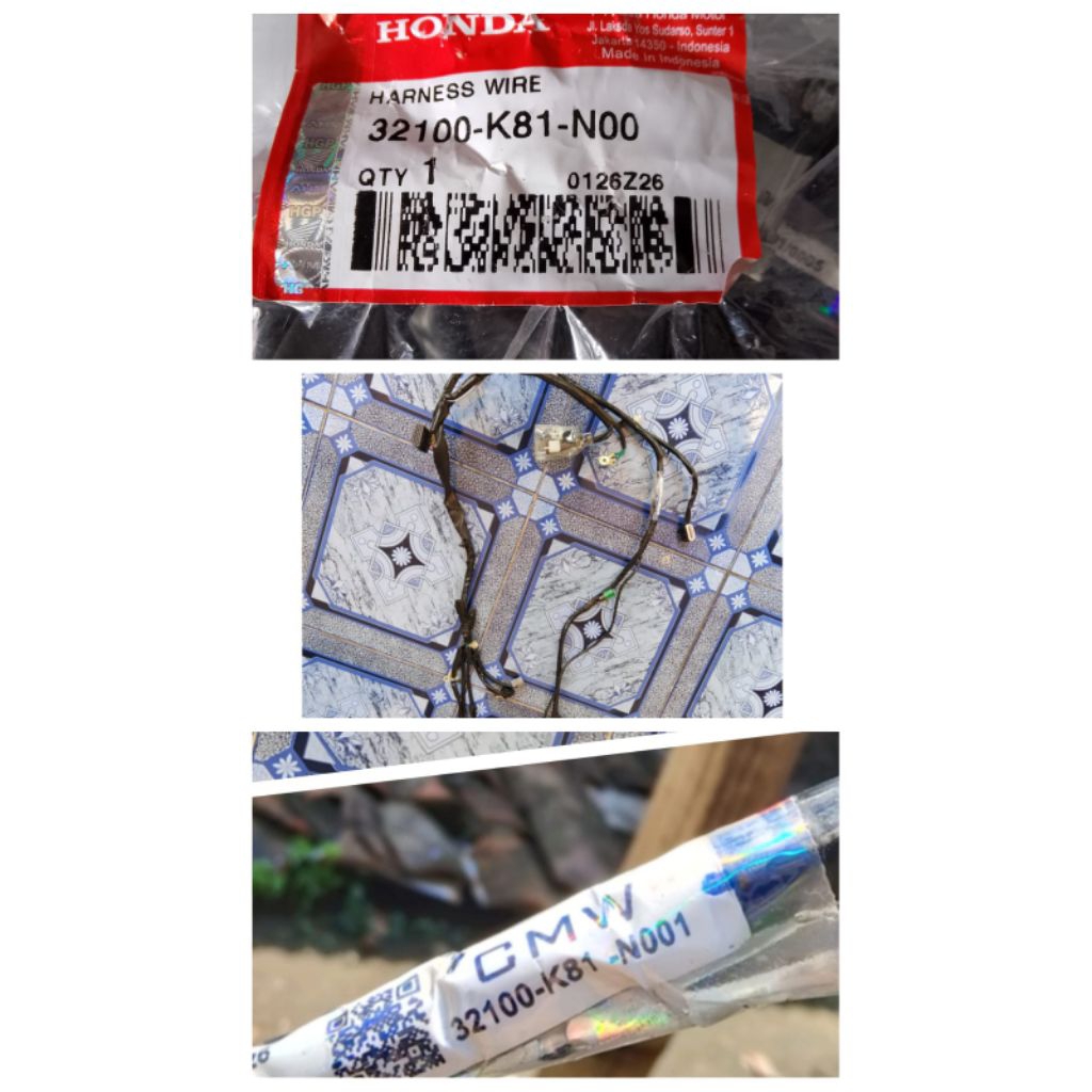 kabel body copotan beat esp k44 32100K81N10 dan non iss 32100K81N00
