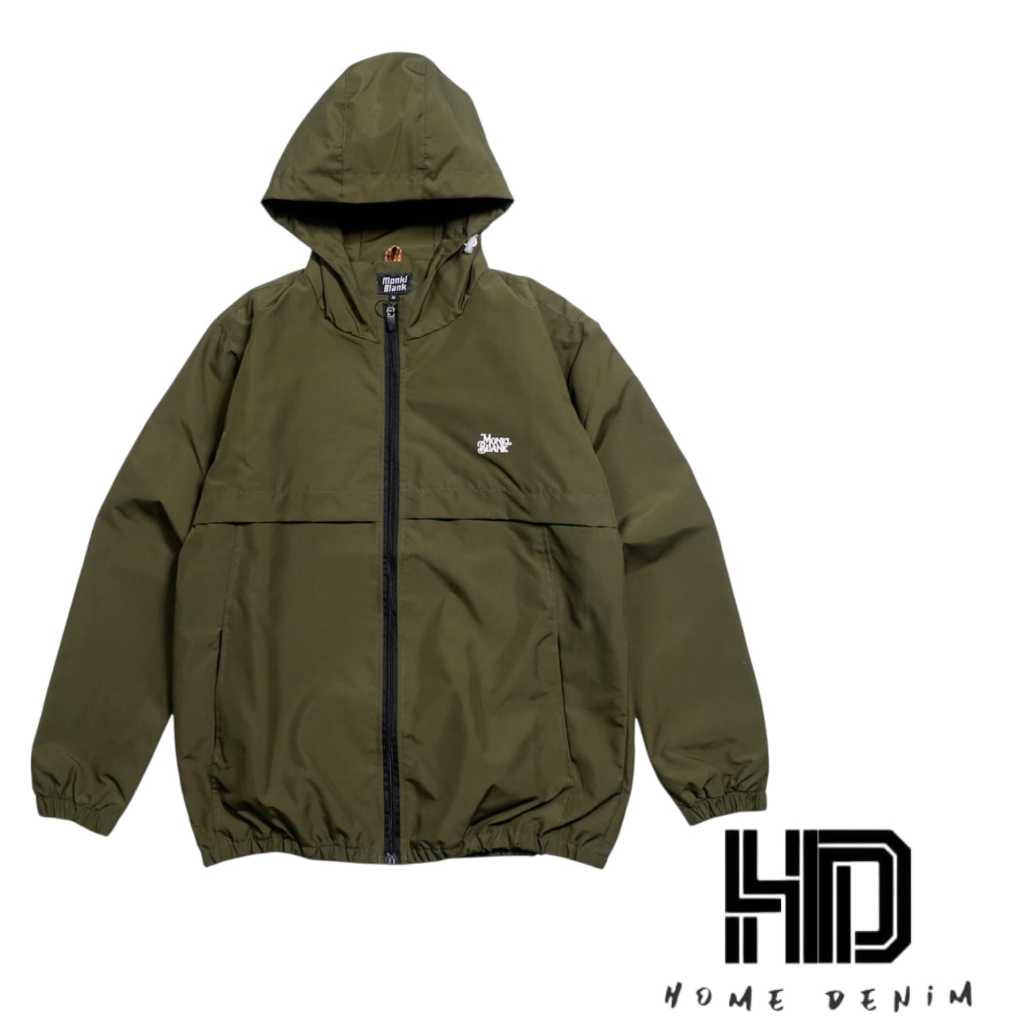 MONKL BLANK JACKET PARASUT UNISEX WINDBREAKER ORIGINAL