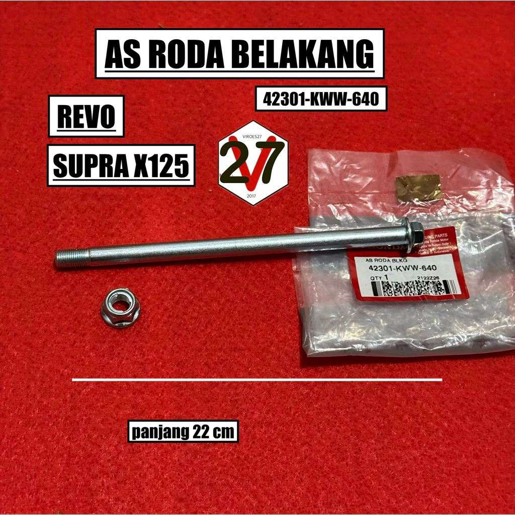 AS RODA BELAKANG REVO SUPRA X125 42301KWW640