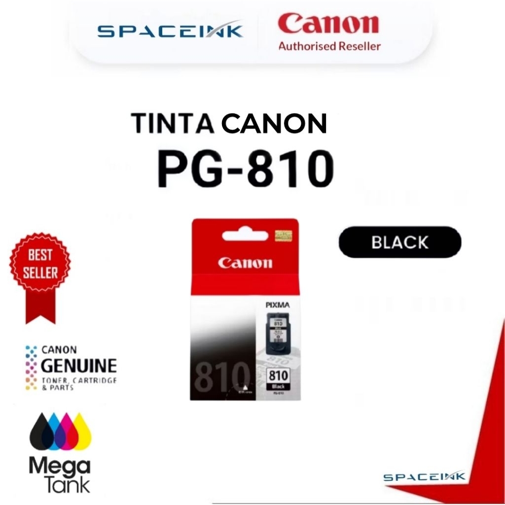 Tinta Canon PG 810 Black CL 811 Colour - Tinta Canon IP2770 MP258 MP287