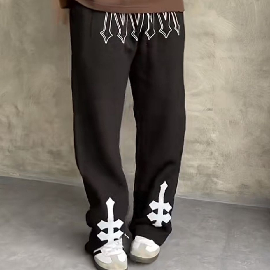 CELANA PANJANG DENIMITUP ZIGZAG UNISEX PRIA DAN WANITA COTTON FLECEE COD