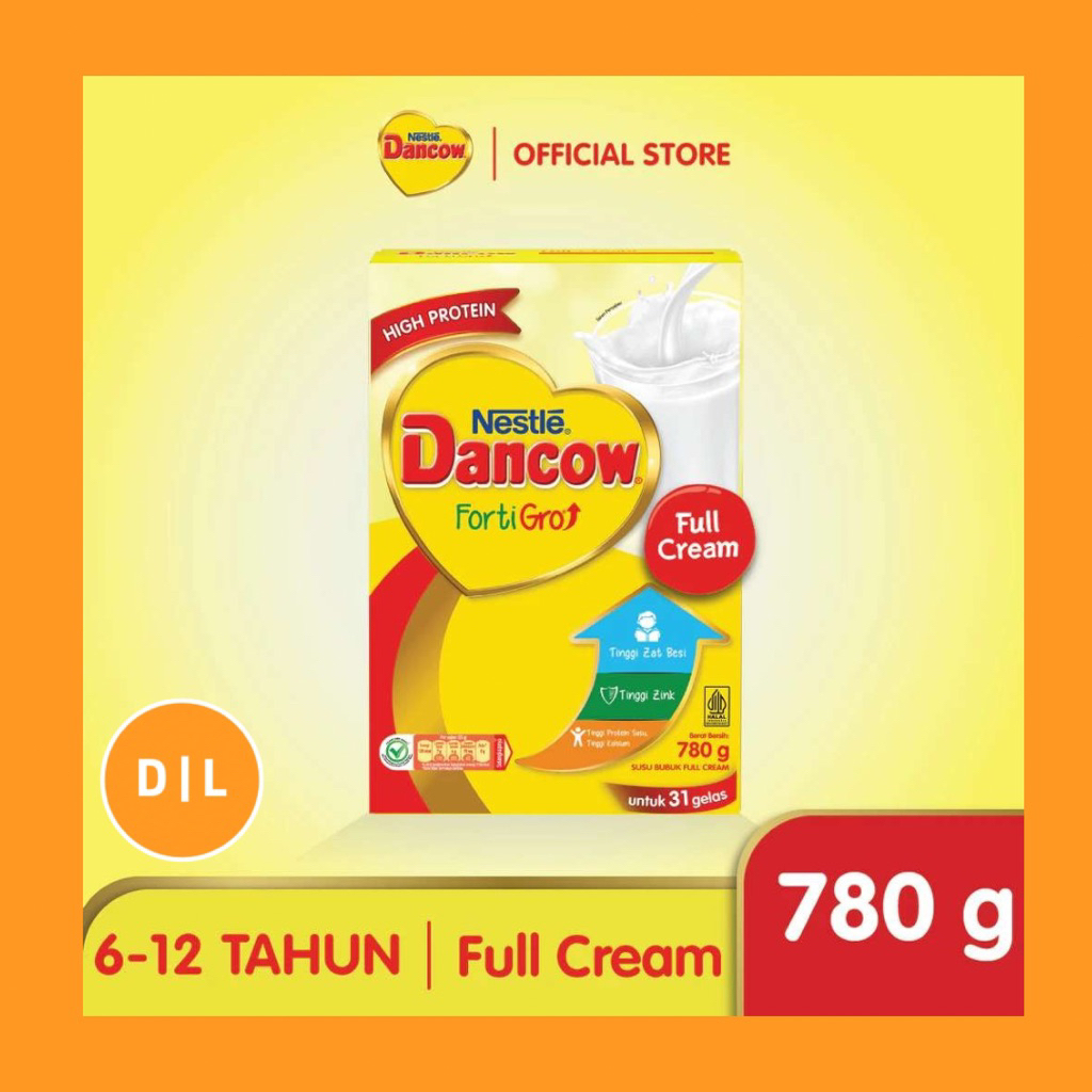 DANCOW FortiGro Full Cream 780gr / 780 gr