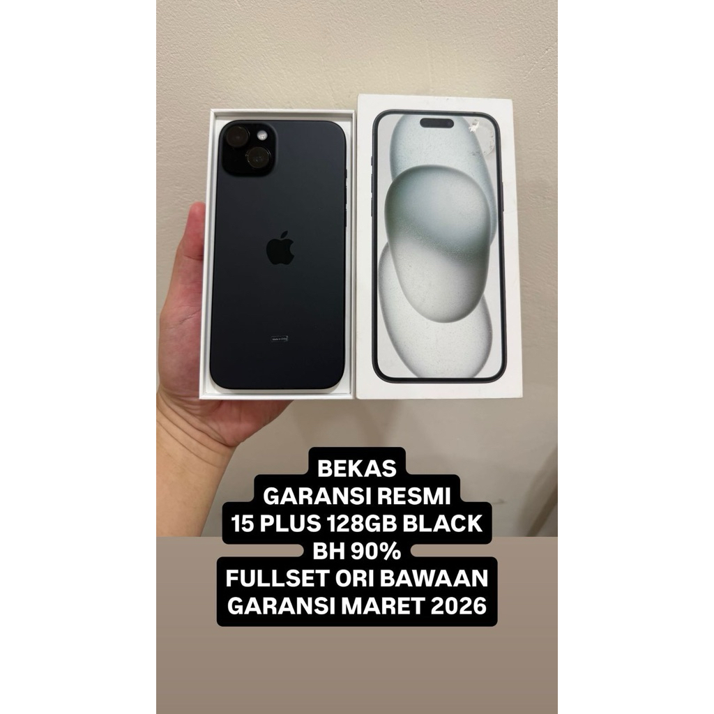 iphone 15 plus 128 second ibox