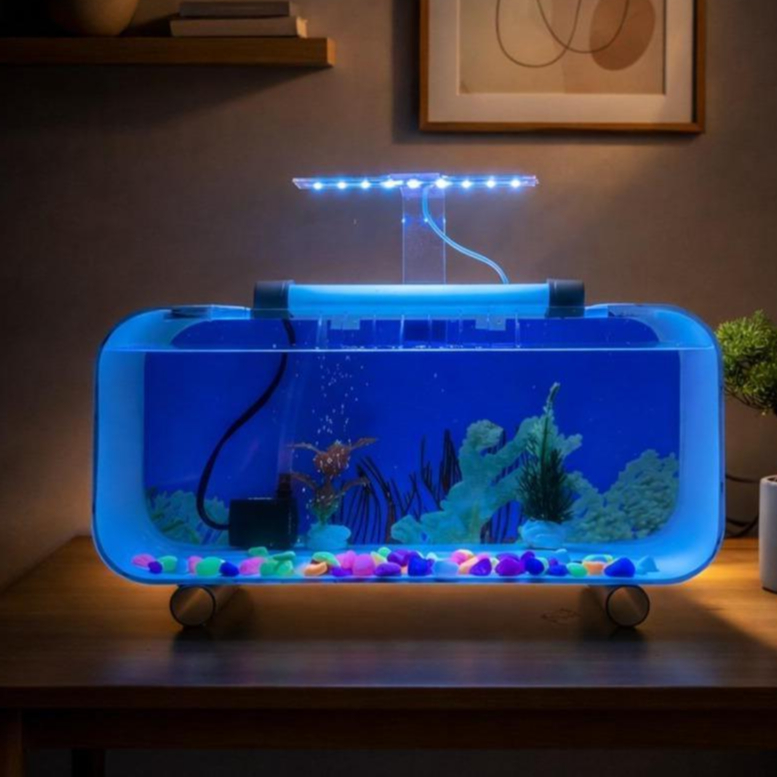 1 Set lengkap Aquarium Mini Ukuran 35CM / Aquarium Akrillik / Aquarium Minimalis Fullset