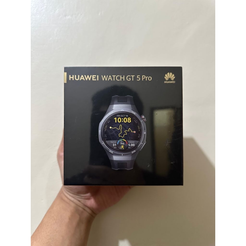 Huawei GT 5 pro black 46mm kondisi baru garansi 1th segel original