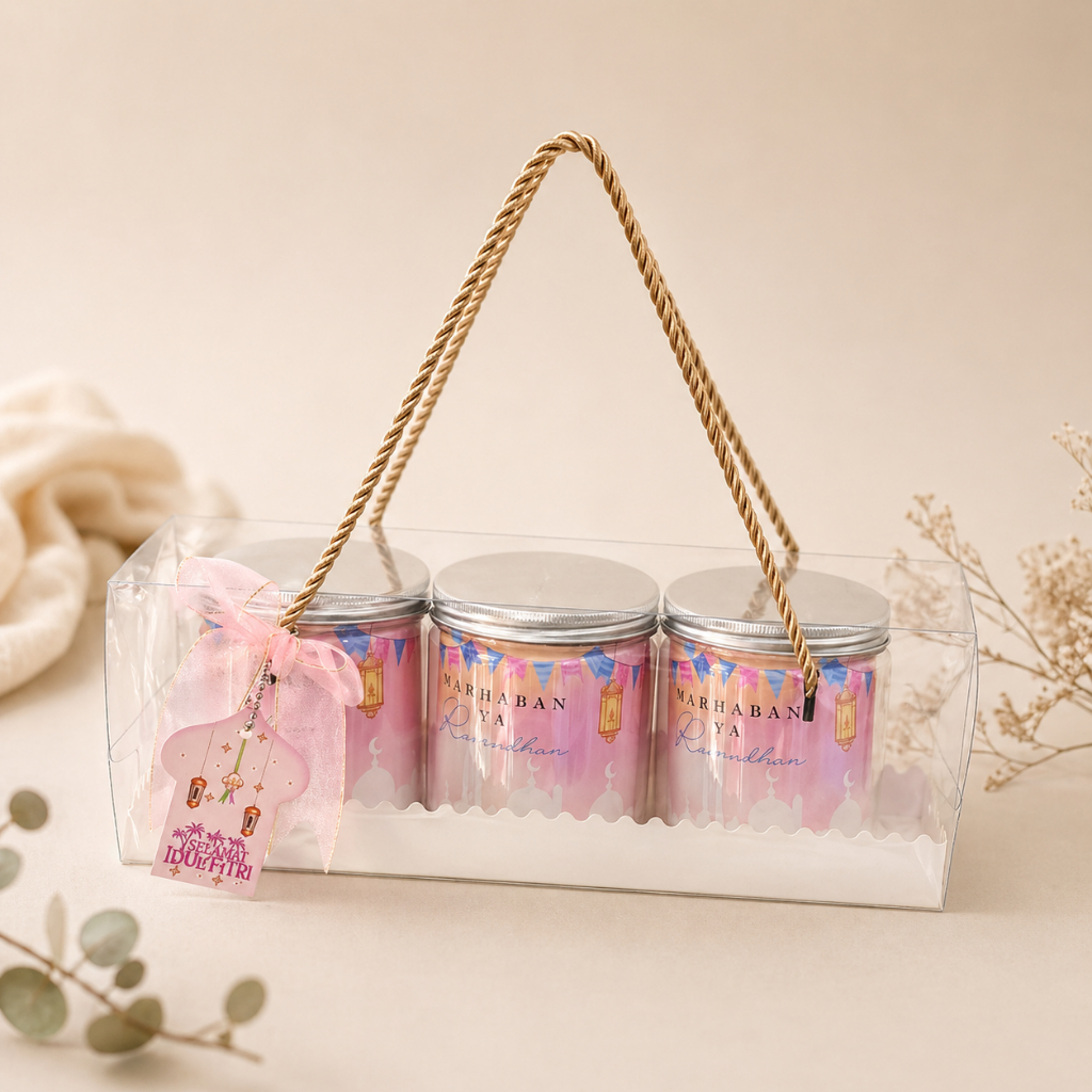 Box Mika Bolu Gulung / Box Mika Lebaran / Imlek (BOX SAJA TANPA PITA DLL)