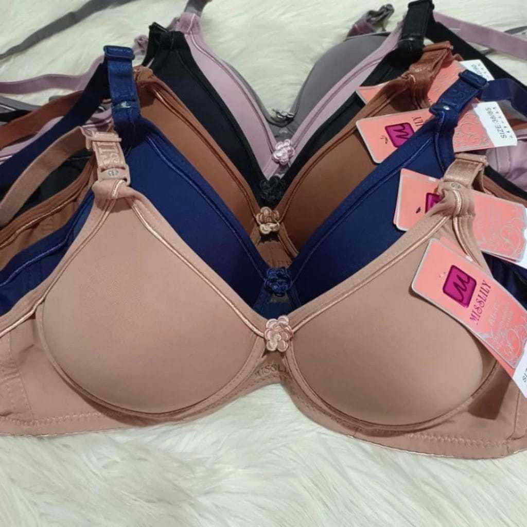 [ PROMO 6 PCS ] Bra Wanita Tanpa Kawat Murah Meria BH Wanita Remaja Dewasa Bra Lingcao Anti Guncang 