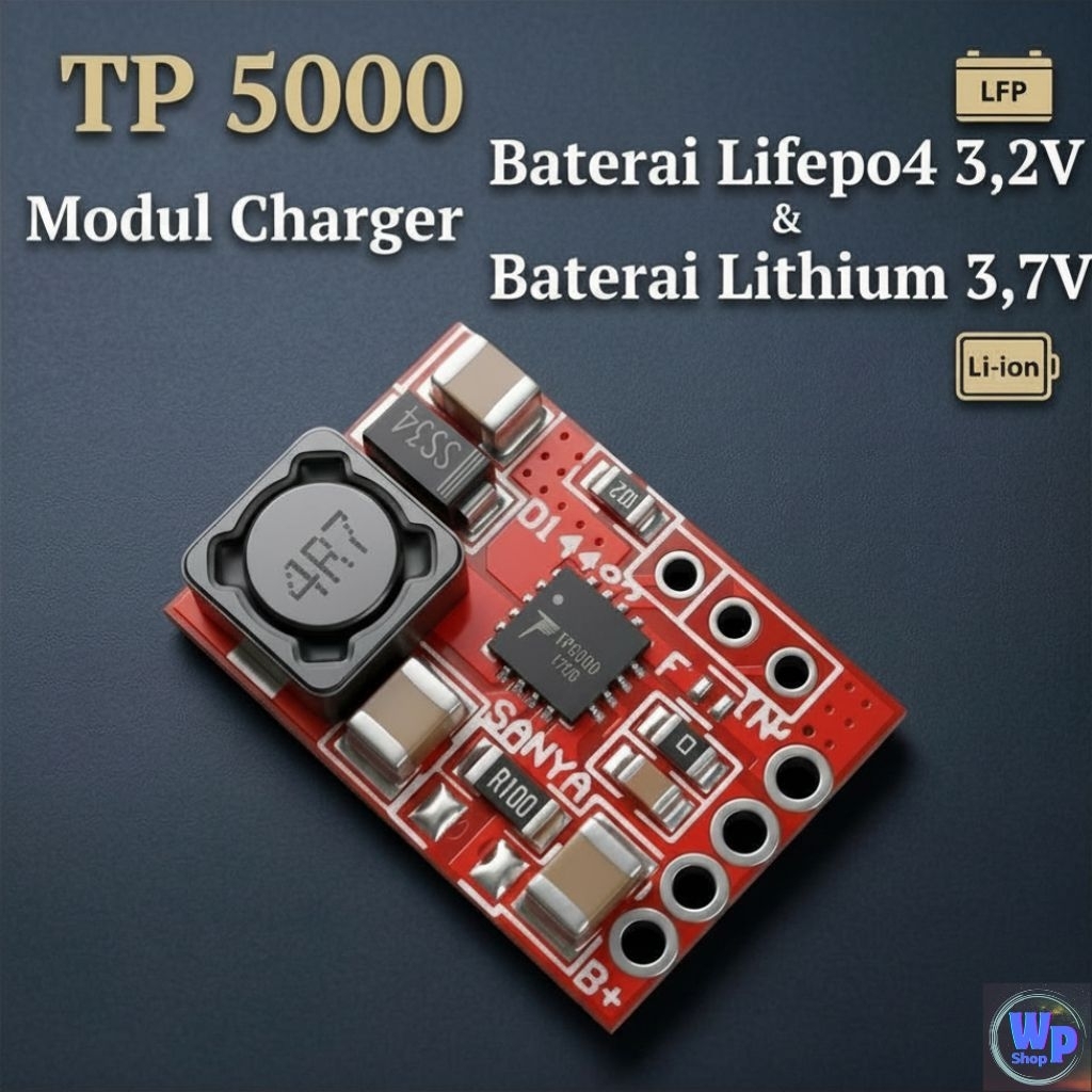 TP5000 Modul Charger Lifepo4 3,2V Li-Ion 3,7V