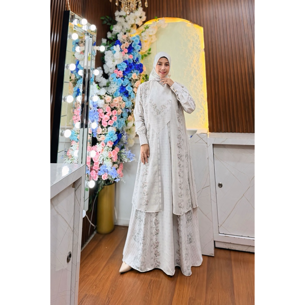 Gamis Cantik Terbaru Naraya Series By Dzhira / Gamis Kekinian / Gamis Mewah / Gamis Premium