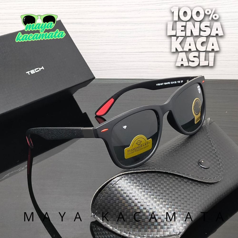 KACAMATA HITAM RB 4195 ELEGAN UV PROTECTION DAN ANTI SILAU UNTUK SEMUA AKTIVITAS