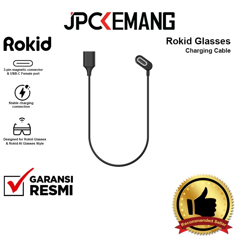 ROKID GLASSES CHARGING CABLE for Rokid Rokid Glasses and Rokid AI Glasses Kabel Charger Garansi Resm