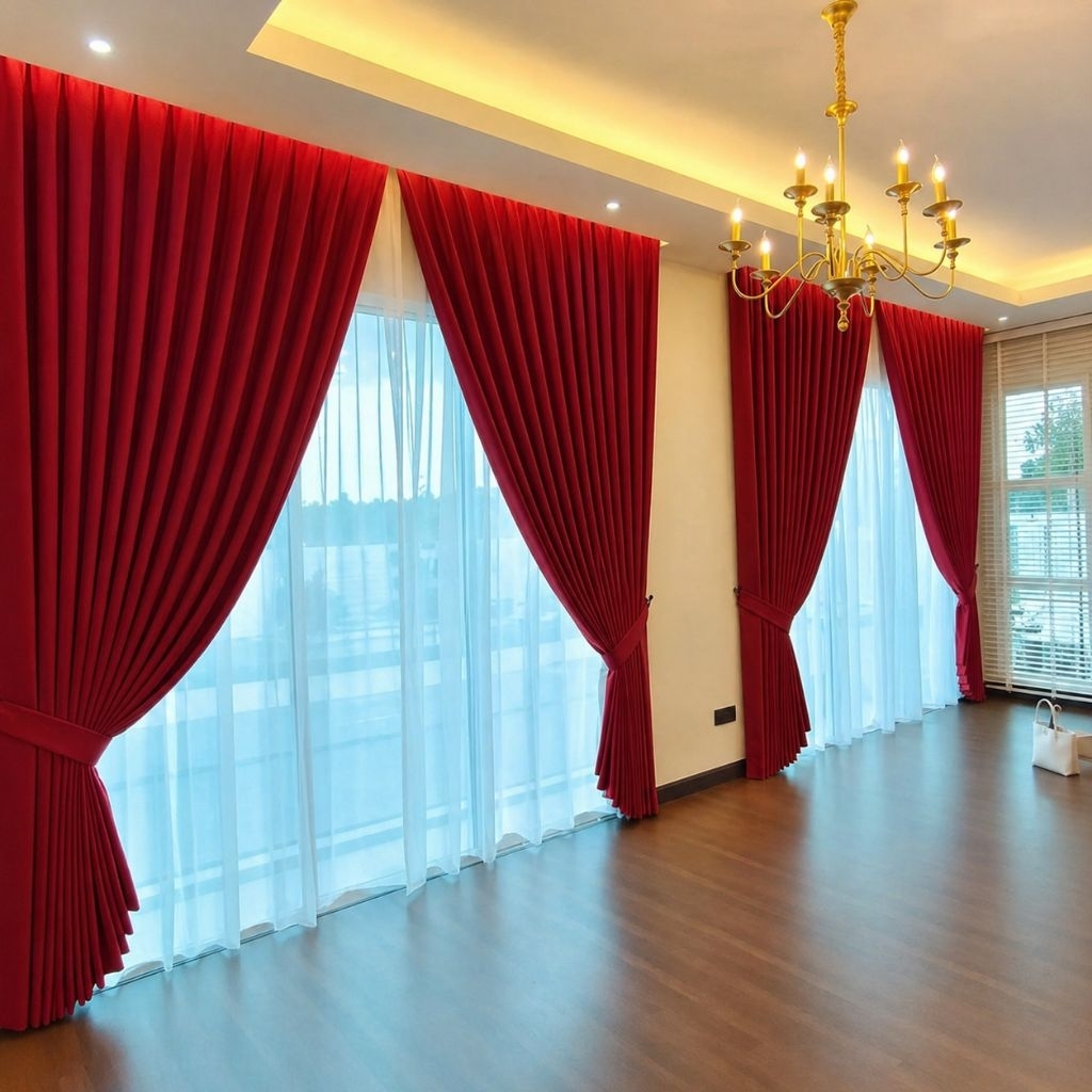 Gorden blackout premium untuk rumah modern, minimalis