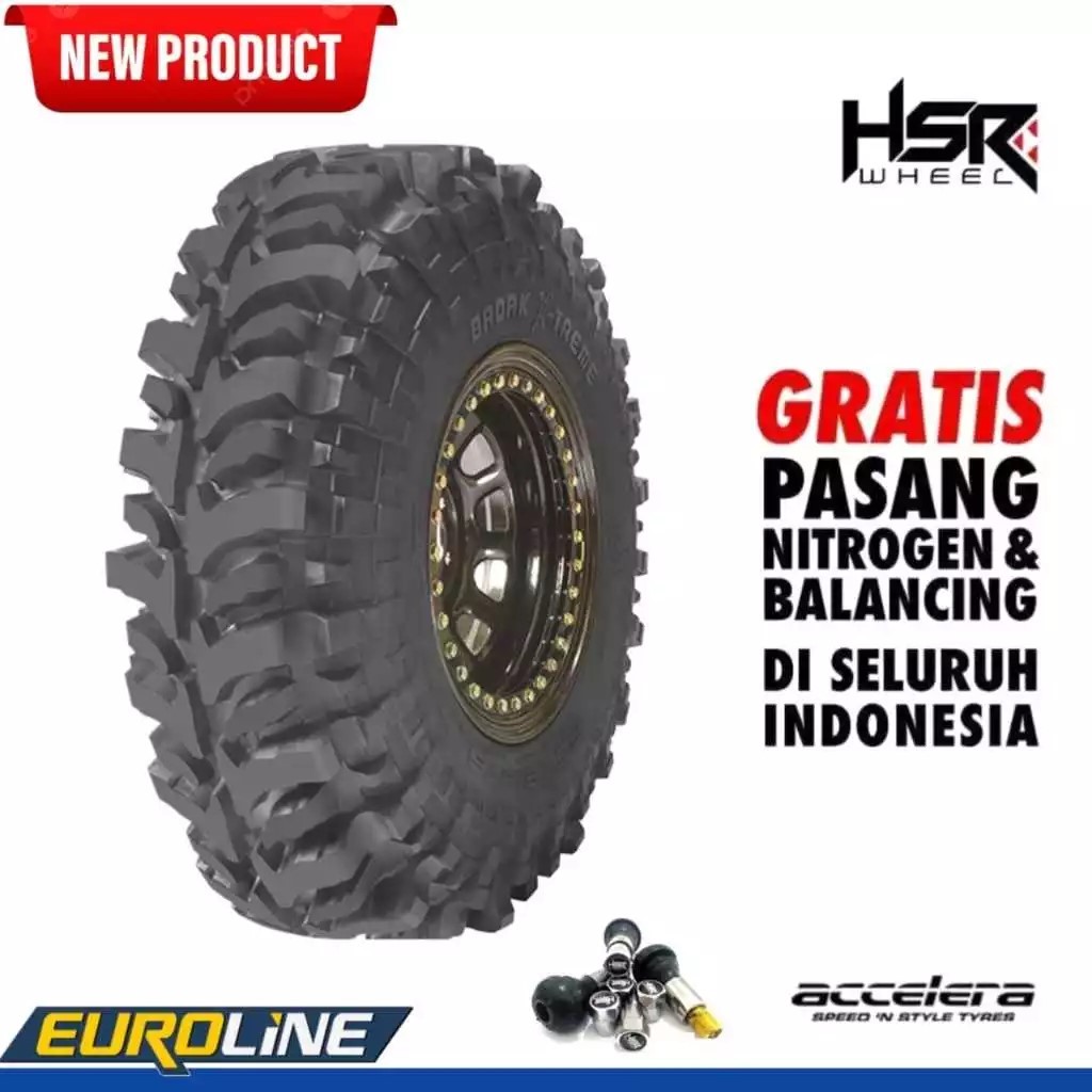 Ban Mobil Rimba Badak Extreme Ring 15 ACCELERA BADAK X-TREME 33 12,5 R15