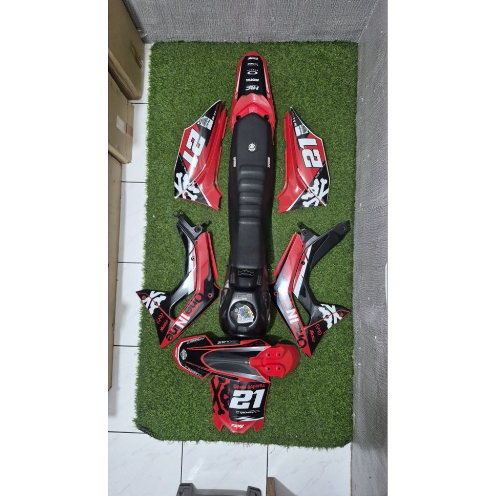 BODY SET  BODYSET ORIGINAL HONDA CRF 150 L SECOND COPOTAN